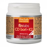 Fintabs CD bori +K2 vitamíny minerály pro seniory Finclub